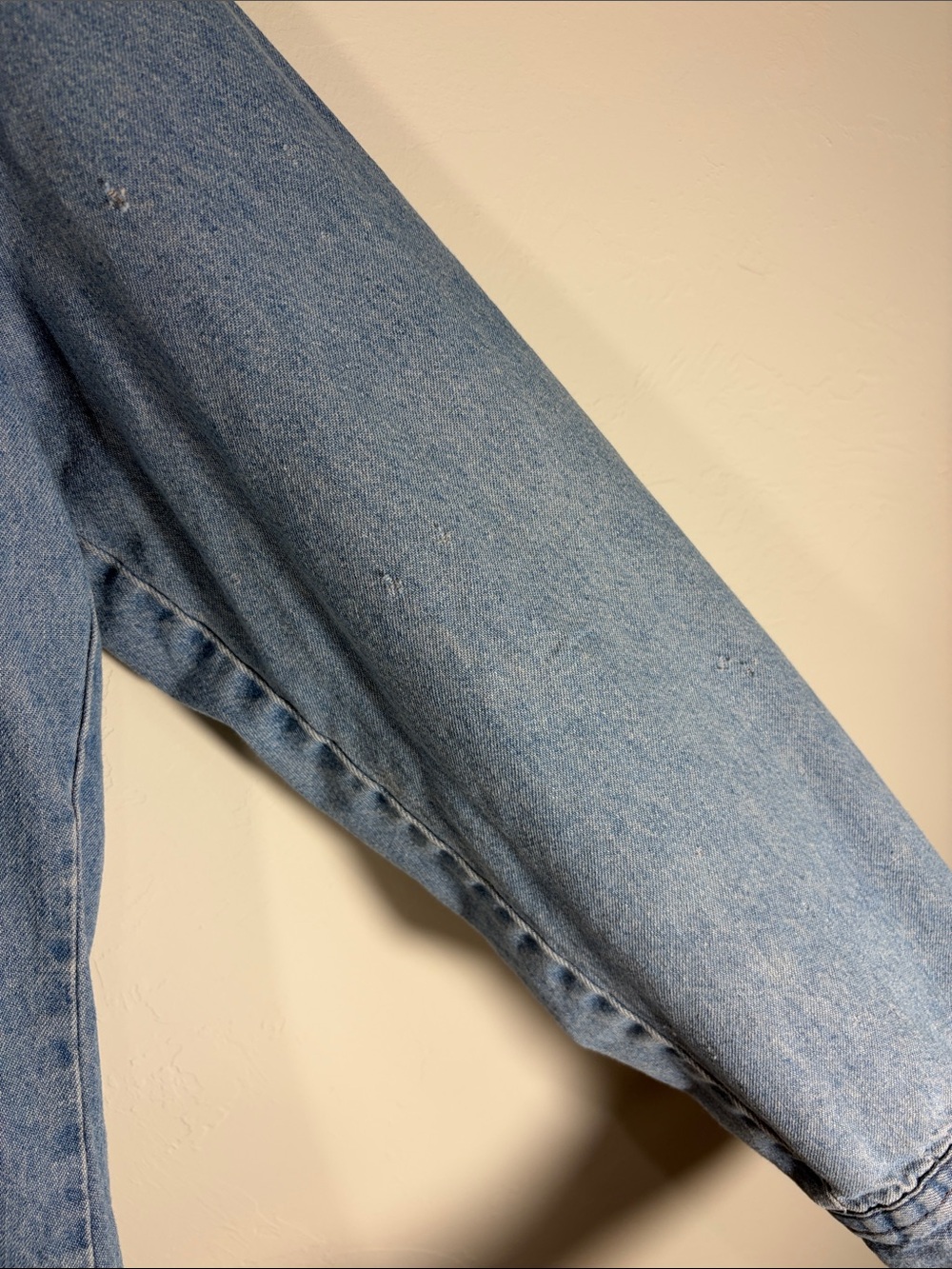 VTG Wrangler Light Blue Denim Pearl Snap Western Shirt XL - Picture 8 of 16